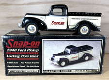 Snap On Tools 1940 Ford Pickup Collector Limited Edition 6171 Locking Coin Bank