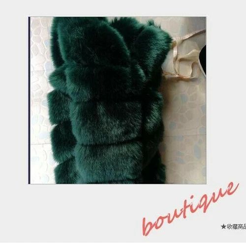 Women's Stand Collar Faux Fur Coat Mid Long Furry Casual Parka coat - Bild 29 von 38
