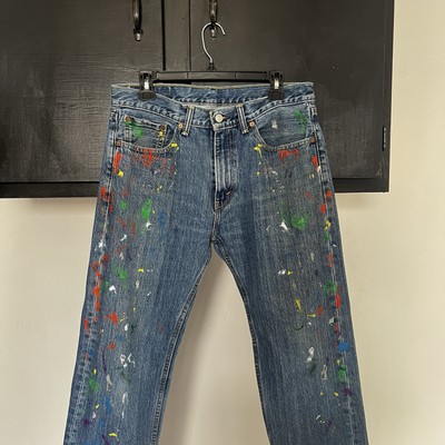 32x32 Painted Levi Jeans