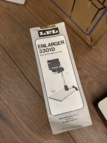LPL 3301D 35mm Enlarger With Copy Stand + Lens - VGC & Boxed - Picture 2 of 24