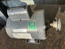 Century AC A.O. Smith 14" Band Saw Motor 1 HP 115/230 1725 RPM Reversible Lathe