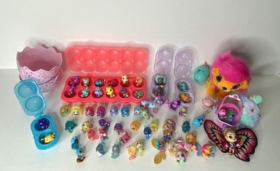 Hatchimals Colleggtibles Playset Large Set Cases Figures Gold Wings Mermaid Lot