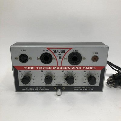 SENCORE TM116 VACUUM TUBE TESTER SOCKET ADAPTER TM-116 (UNTESTED)
