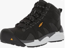 KEEN Utility Work Boots Men's San Antonio Steel Toe Black Boots Size 14 D US