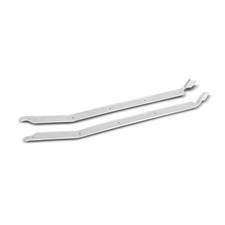 Fit For 1973-1979 Ford Pickup Truck Pair Truck Door Sill Plates Chrome