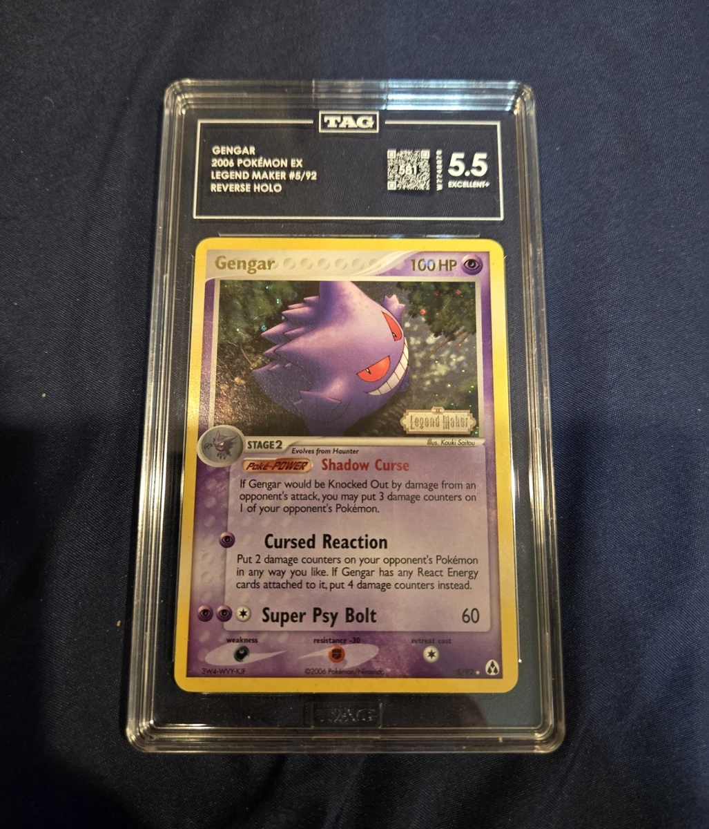 Gengar Pokémon TCG EX Legend Maker Individual Collectible Card