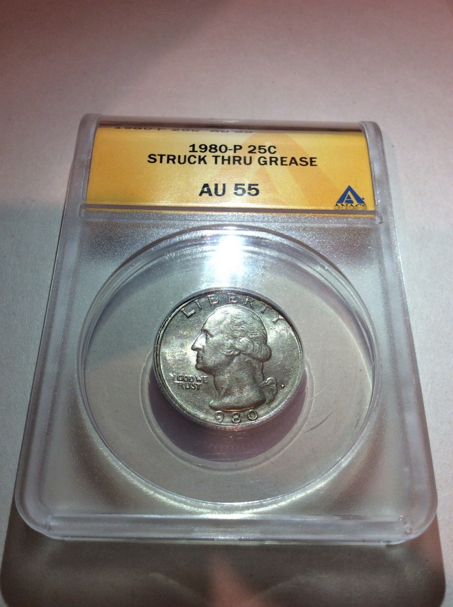 HUGE Areas Missing & Obscured- Struck Through Grease Error 1980