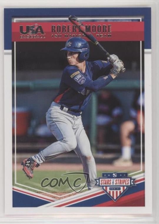 2018 Panini USA Baseball Stars & Stripes Robert Moore #67 1u6