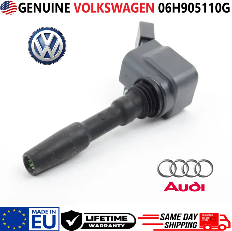 Оригинальная катушка зажигания VW для 2013-2022 Volkswagen Audi Porsche, 06H905110G - Изображение 4 из 4
