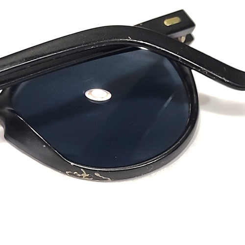 Bolle Acrylex 415 Vintage 90's Black Gray Round Unisex Sunglasses France - Picture 10 of 13