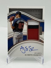 2023 Immaculate AJ SMITH SHAWVER Rookie Prospect Patch Auto Jersey # Foil SP /87