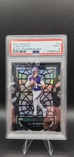 JJ McCarthy 2024 Panini Obsidian Black Stained Glass RC SSP #12 Case Hit PSA 9