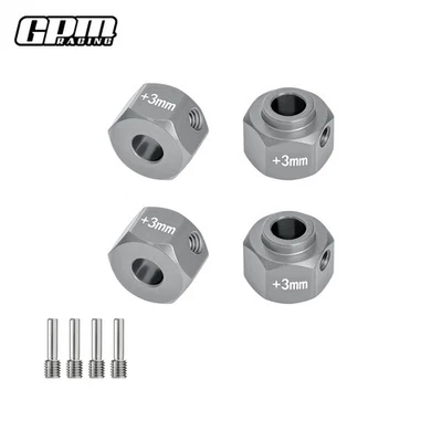 GPM Alloy 6061 Wheel 12MM Hex Adapters AXIAL 1/10 SCX10 III Jeep CJ-7 - Image 1 of 4