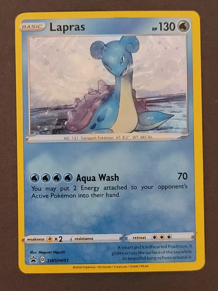 Lapras SWSH051 SWSH: Sword & Shield Promo Cards Holo LP - Image 3 of 4