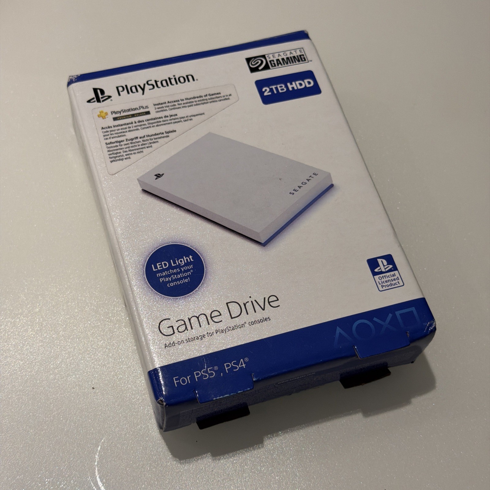 PlayStation Seagate 2TB HDD Game Drive For PS4 & PS5 - NEW External Add On