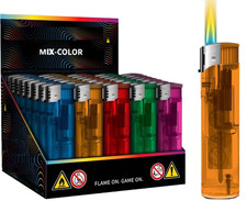 200 Stück ELEKTRO NACHFÜLLBAR QUALITÄTS- FEUERZEUG ELEKTRONIK 4x 50 er Packung