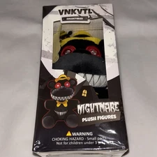 VNKVTL Collectibles Nightmare Plush Figure Five Nights at Freddy's Bear 7" Inch