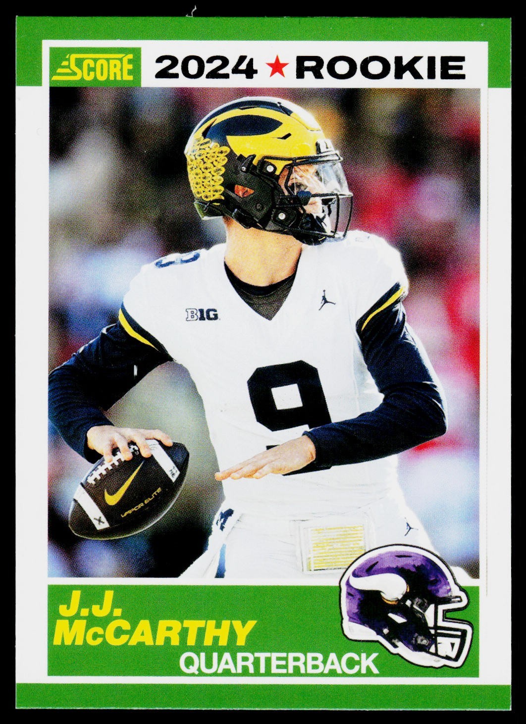 2024 Score - 35th Anniversary Rookie J.J. McCarthy #8 (RC)