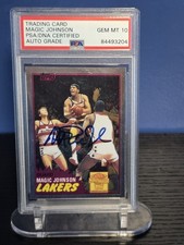 2001 TOPPS BASKETBALL CHROME #21 MAGIC JOHNSON 1981 ROOKIE REPRINT REFRACTOR