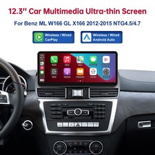 12,3" Carplay Android auto ultradünner Screen für Mercedes Benz ML W166 GL X166 12,3" Carplay Android auto ultradünner Screen für Mercedes Benz ML W166 GL X166