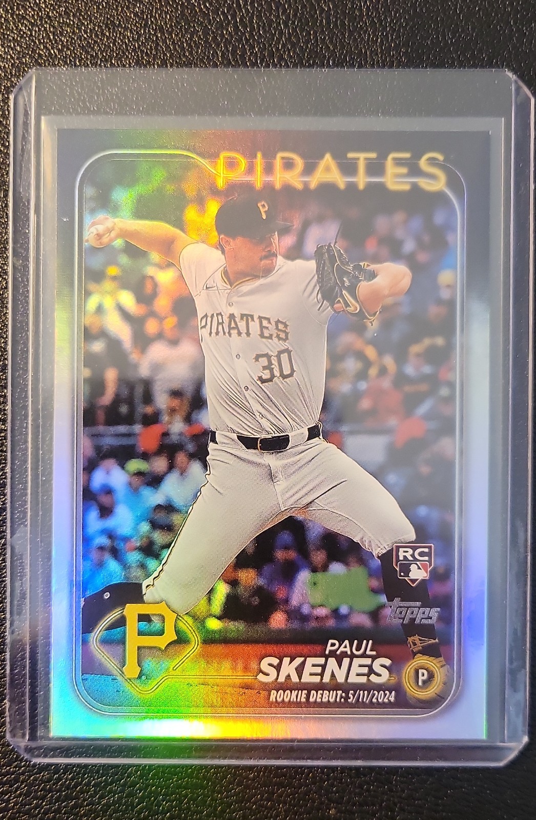 2024 Topps Update Series - Rookie Debut Paul Skenes #US288 Rainbow Foil (RC)