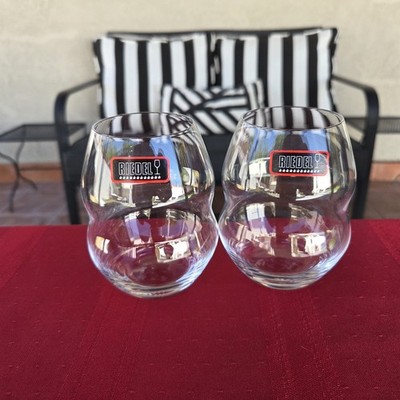  Riedel O Pinot Noir Nebbiolo Varietals Stemless Red Wine Glass Tumbler Set of 2