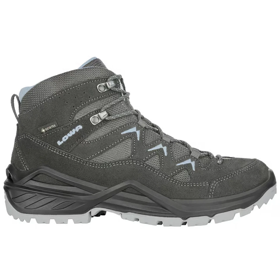 Lowa Sirkos EVO GTX MID Ws Wanderstiefel Wanderschuhe graphit/eisblau 