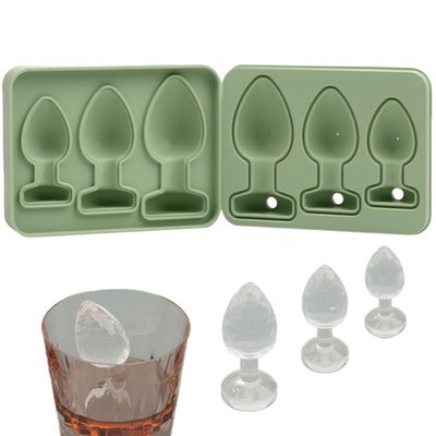 Ice Cube Mold Tray Novelty,Silicone Ices Cube Tray,Large Thicked Silicone Fun...