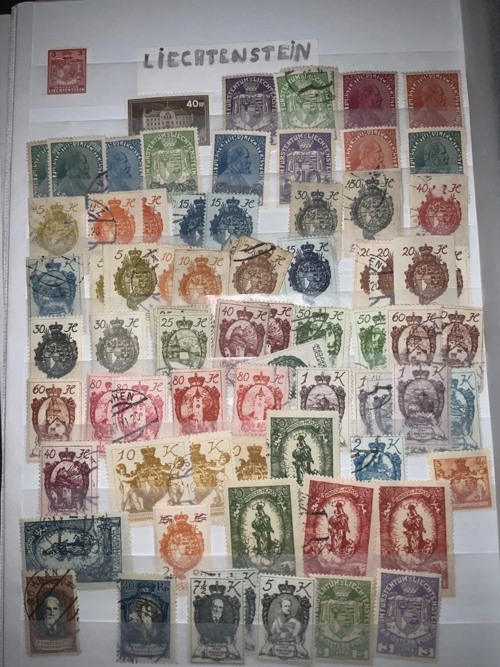 liechtenstein stamp collection lot 1915 onwards - Image 2 of 4