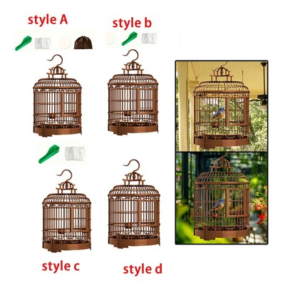 Retro Vogelkäfig Aufhängehaken Vogelkäfig Set mit Zubehör
