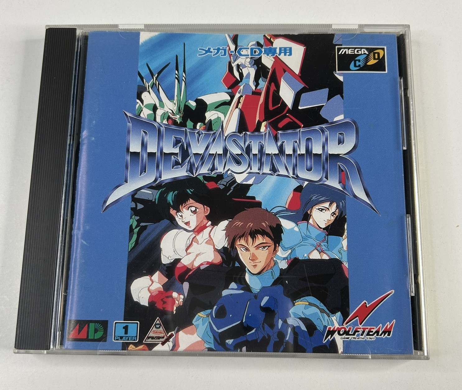 Devastator (Sega Mega CD, 1992) Japan Import W/Spine NTSC-J CIB A