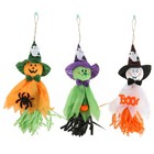 3 Pcs Indoor Halloween Decorations Garland for Mantle Hanging Ghost