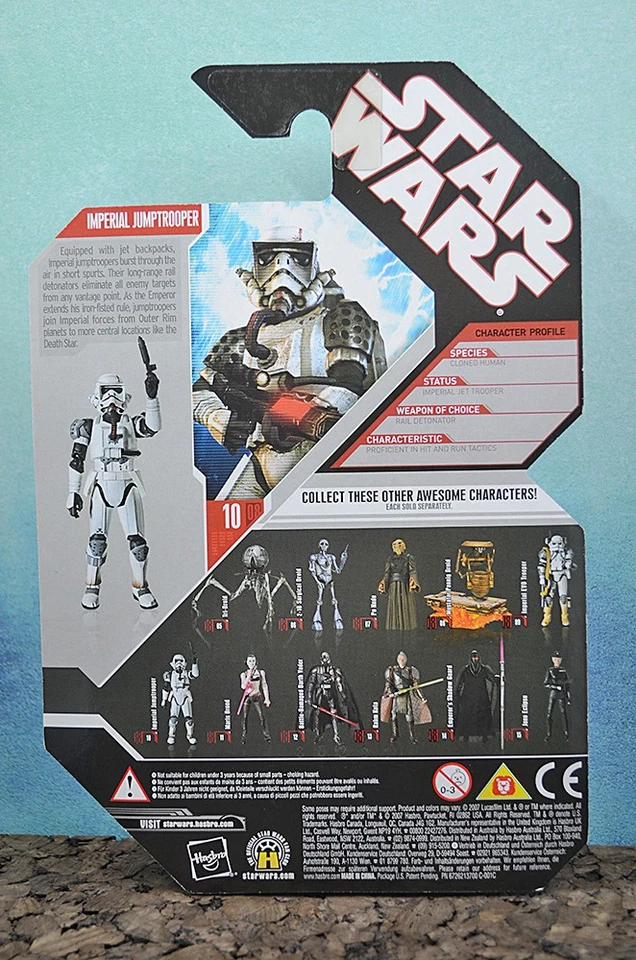 Figura de acción Star Wars 30 aniversario Imperial Jumptrooper 3,75" 2007 nueva Foto 3 de 3