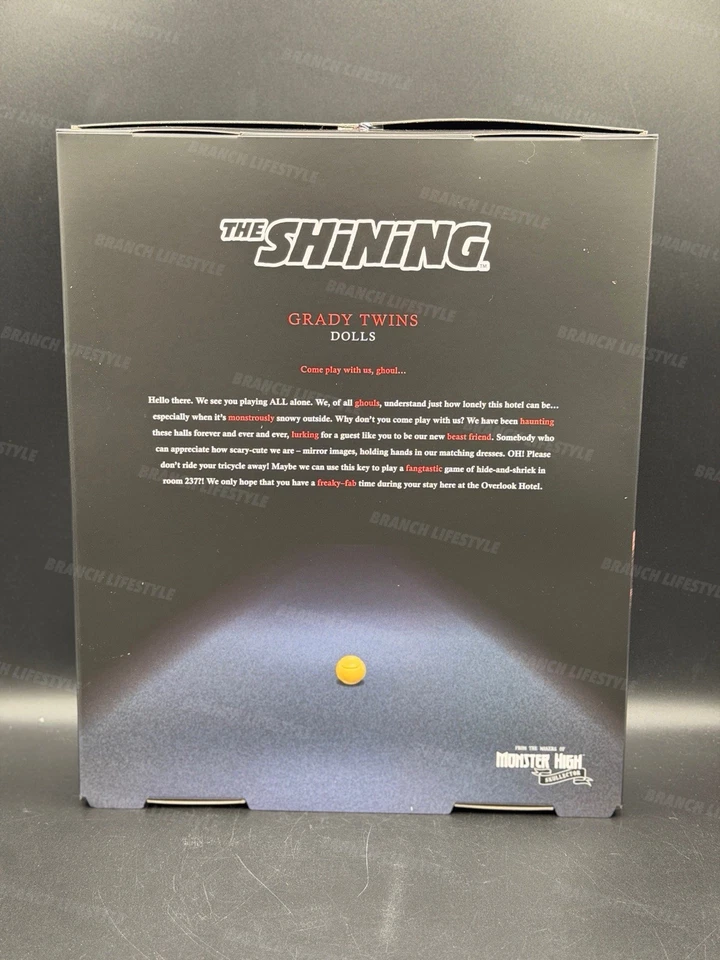 NEW 2025 Monster High Skullector The Shining Grady Twins In Hand - Image 4 of 4