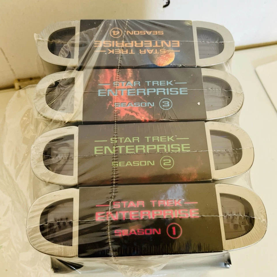 Star Trek: Enterprise - The Complete Series (DVD, 2005, 27-Disc Set) Silver Case - Image 2 of 4