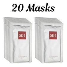 SK-II Facial Treatment Crystal Clear Mask 20 Sheets Deluxe Travel Exclusive Set