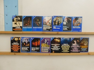 15 Bücher Krimi Kriminalromane Blaue Krimis Heyne Verlag