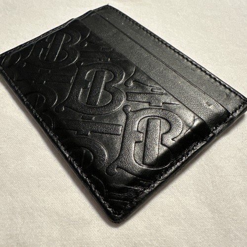 Burberry Schwarz Echtleder Kartenetui Geldbörse Cardholder Tasche - Bild 5 von 17