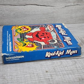 Kool-Aid Man (Intellivision) Cartridge, Manual, Overlays, Insert, & Box
