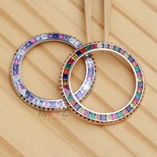 Lunetta orologio per Rolex Yacht-master 40 mm orologio rubini e zaffiro blu sintetico