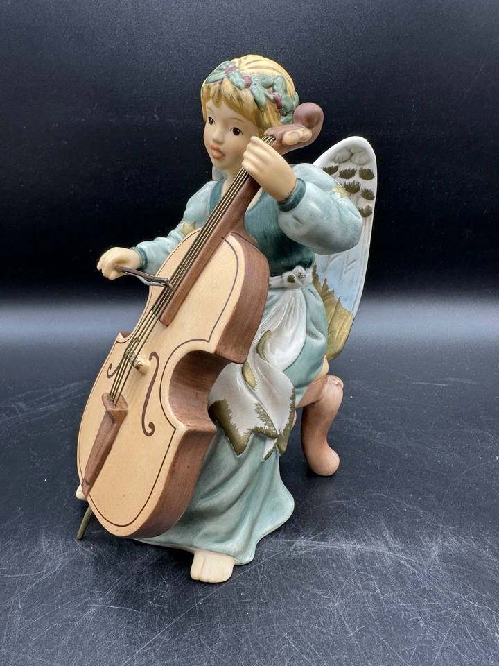 Goebel Gloria Engel mit Cello Porzellan original Verpackung Weihnachten ovp - Bild 2 von 4