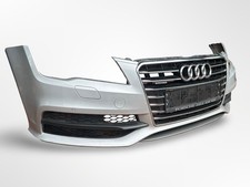 Audi A7 4G S-line Stoßstange vorne mit Kühlergrill Stoßfänger 4G8807065AE Silber