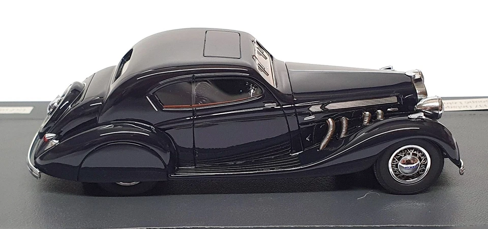 Matrix escala 1/43 MX50407-021 - 1937 Delage D8-120 Aerosport cupé - negro Foto 3 de 4