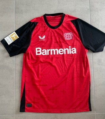 Original Castore Bayer Leverkusen Home Bundesliga Trikot 2024/2025 Größe L 