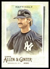 Don Mattingly 2020 Topps Allen & Ginter #70 Yankees MLB READ FREE SHIPPING