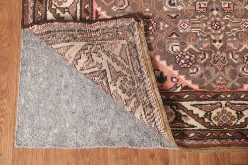 Geometrisch Braun Wolle Läufer Teppich 4x10 Handgeknüpft Vintage Traditionell Nomadenteppich - Bild 8 von 21