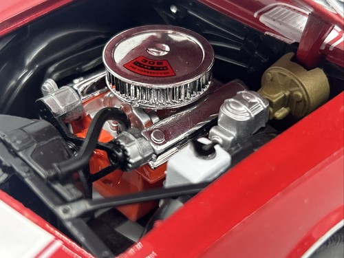 1/18 WELLY 1968 Red w White Stripes Chevy Camaro Z28 jm #12553 NO BOX! - Picture 12 of 21