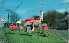 c1950s Massachusetts Advertising Postcard "Thompson's Outdoor Living Centers"