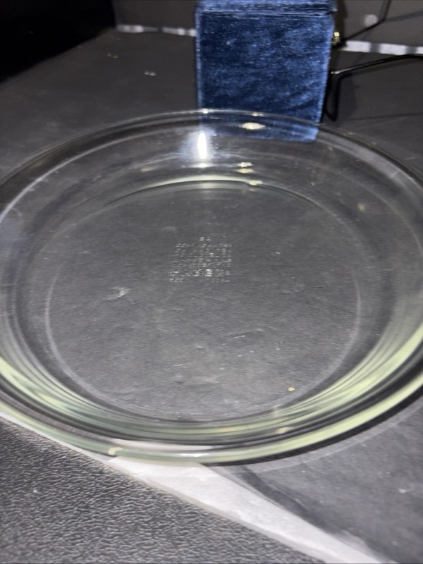Vintage PYREX 209 Clear Glass Pie Plate 9" (23cm)