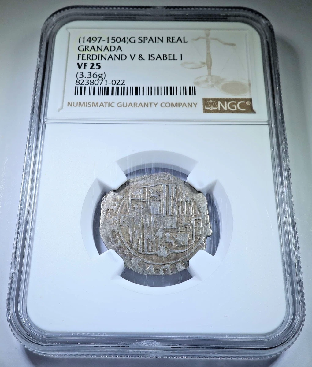 1504-1555 スペイン バルセロナ ダイナーPCGS XF 1504-1555 スペイン バルセロナ ダイナーPCGS XF 4 Reales NGC